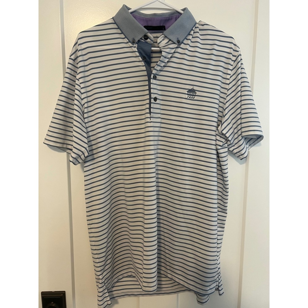 LUXARY GREYSON MENS GOLF polo- size L